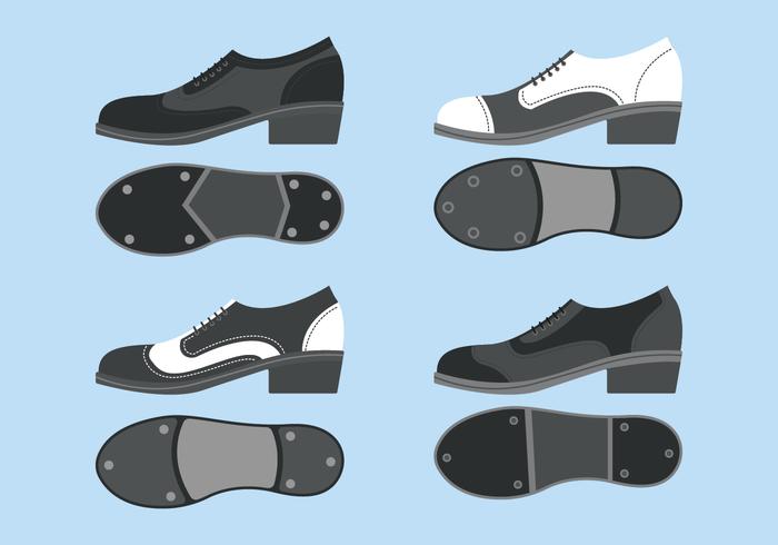 Tap Shoes Vector Set