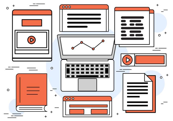 Free Linear Art Vector Icons and Elements