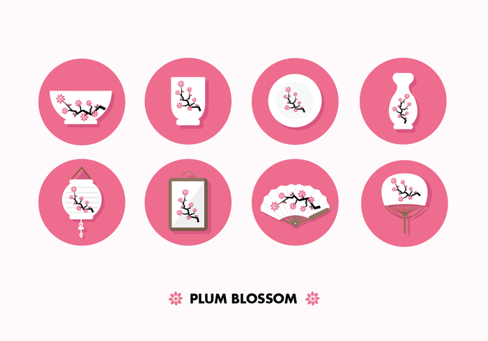 Vector Plum Blossom libre