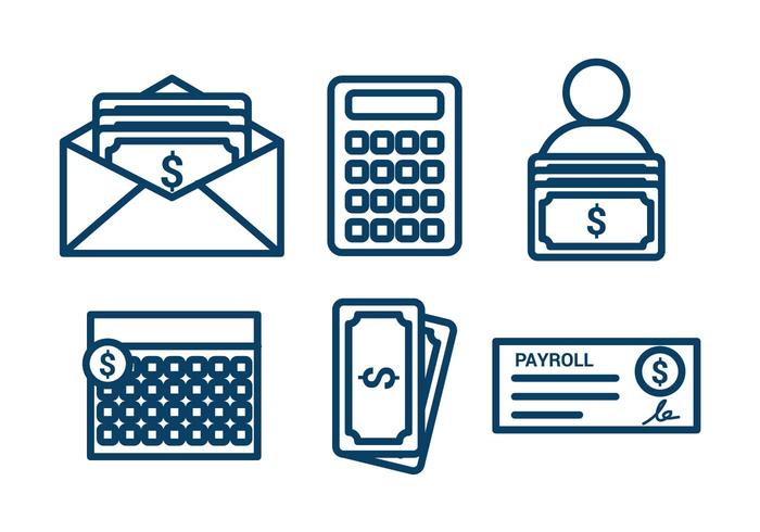 Payroll vector set