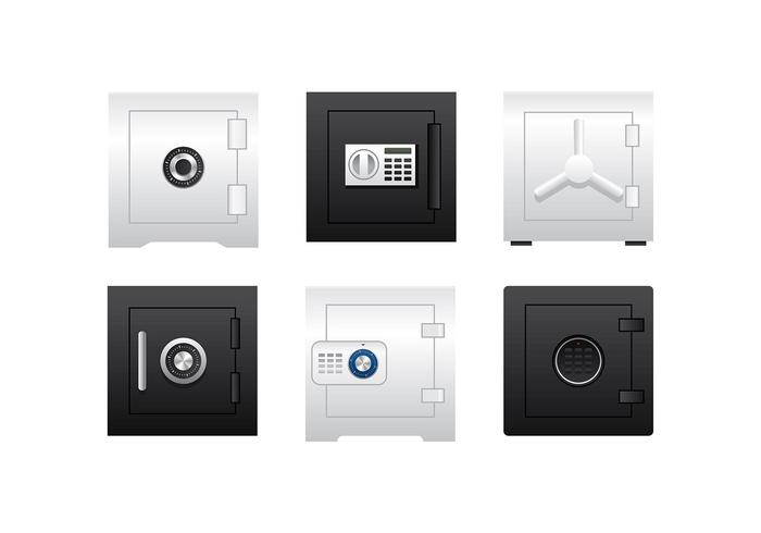 Strongbox Set Free Vector
