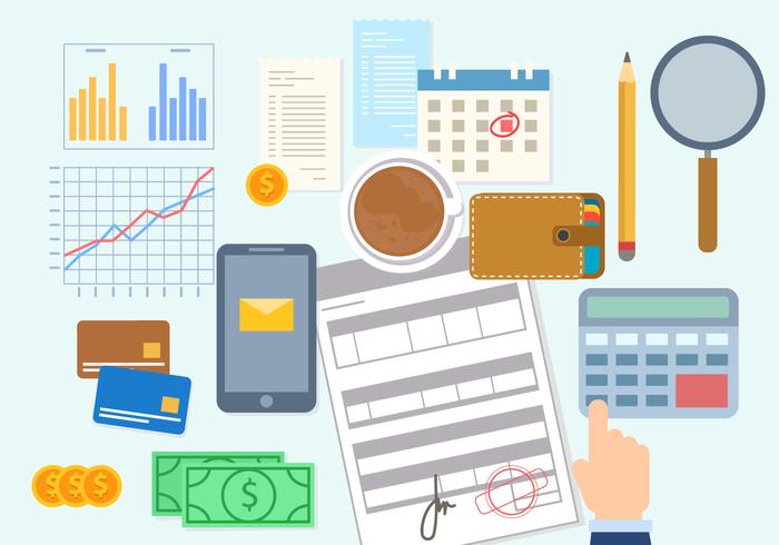 Payroll concepto de concepto de pago vector