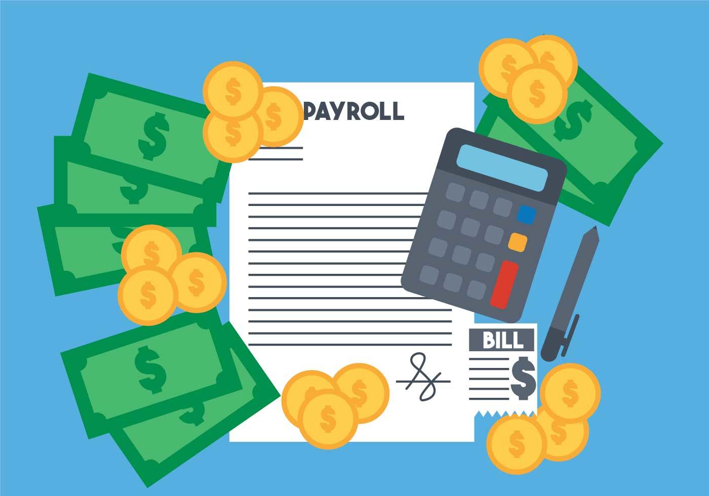 Payroll vector set 163035 vector art at vecteezy