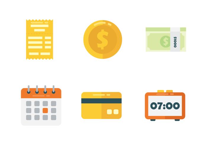 Payroll Icon Set vector