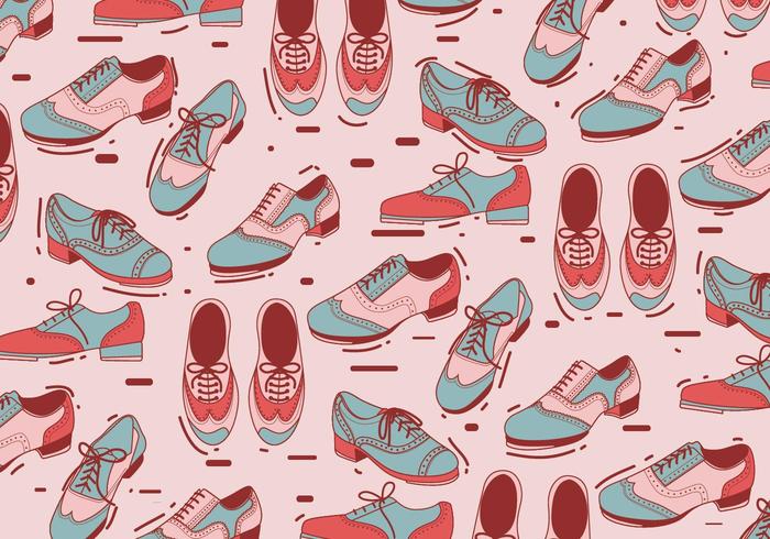 Tap Shoes Pattern Vector