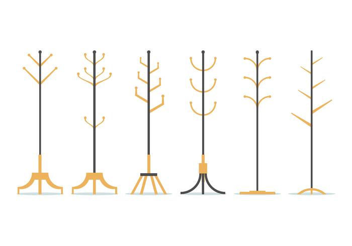 Minimalist Coat Stand Free Vector