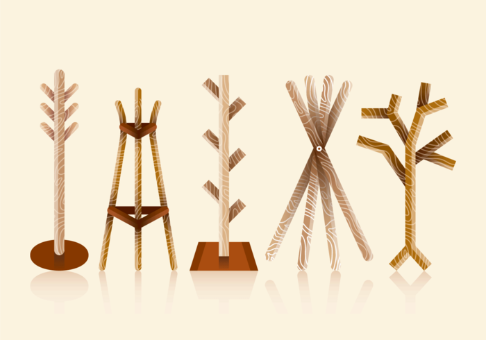 Coat Stand Vector Pack 