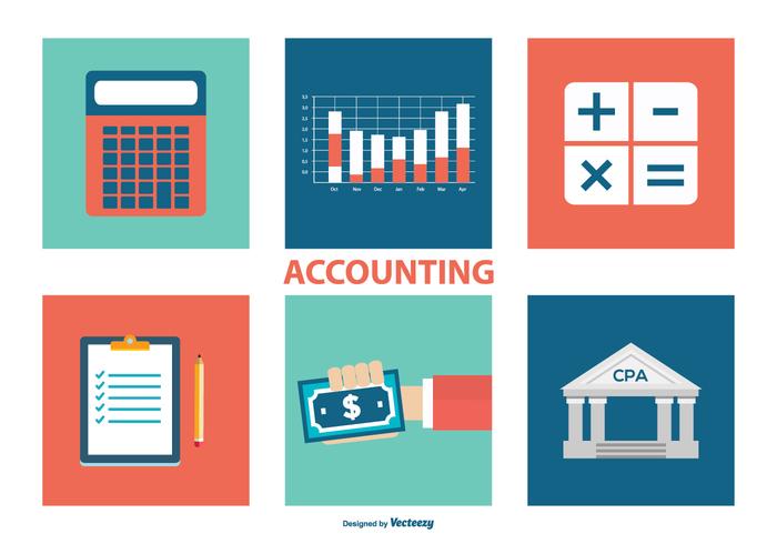 Accounting Icon Collection vector