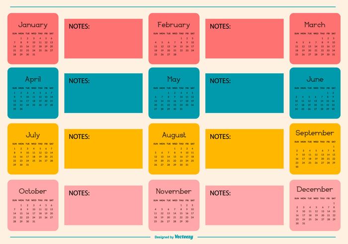 Bullet Journal Template Illustration vector