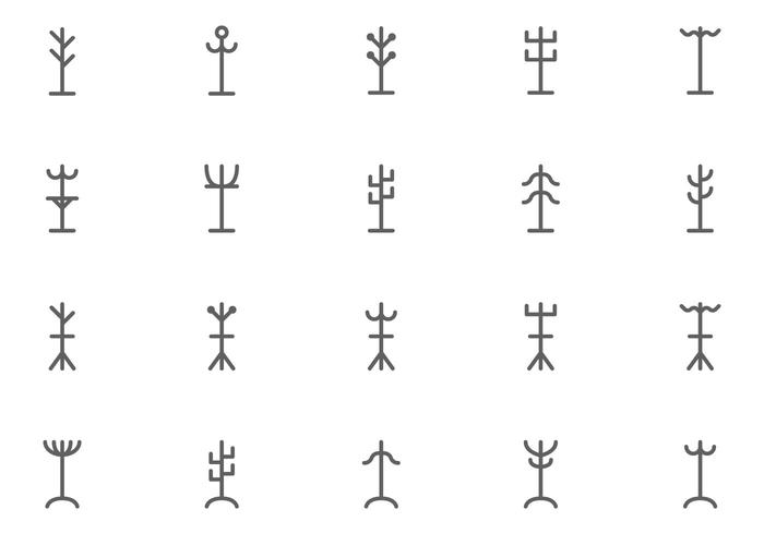 Free Coat Stand Vectors