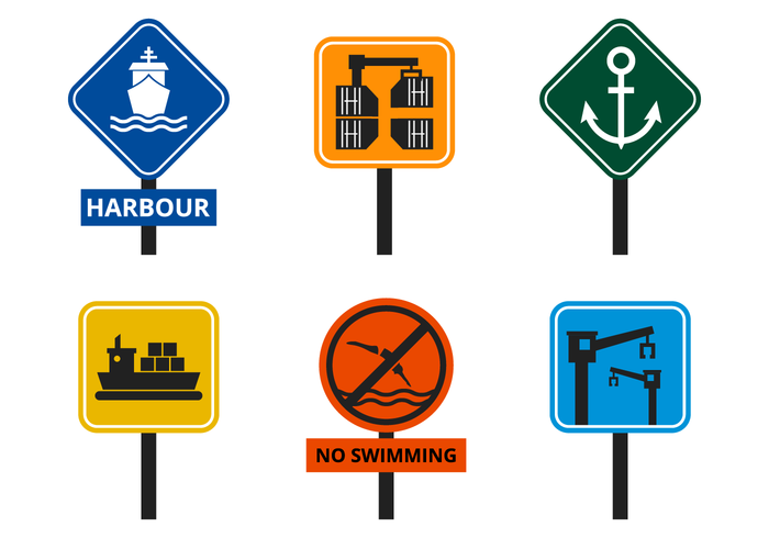 Harbour Sign Vector