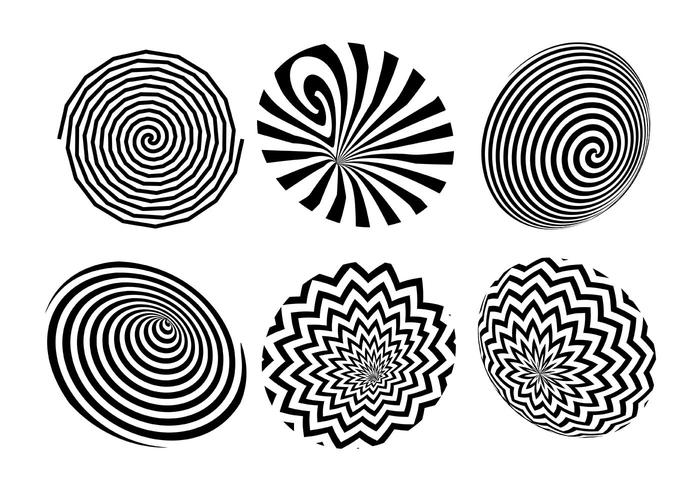 Hypnosis Vector Icon Set