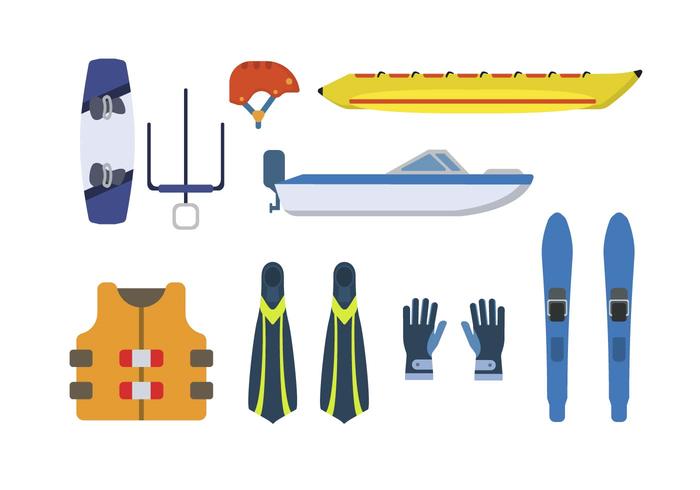 Flat Water Sport Vectors