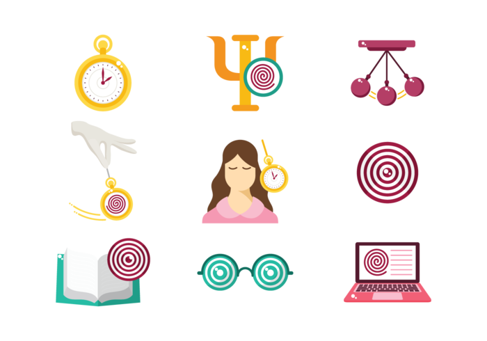 Hypnosis Icons Vector