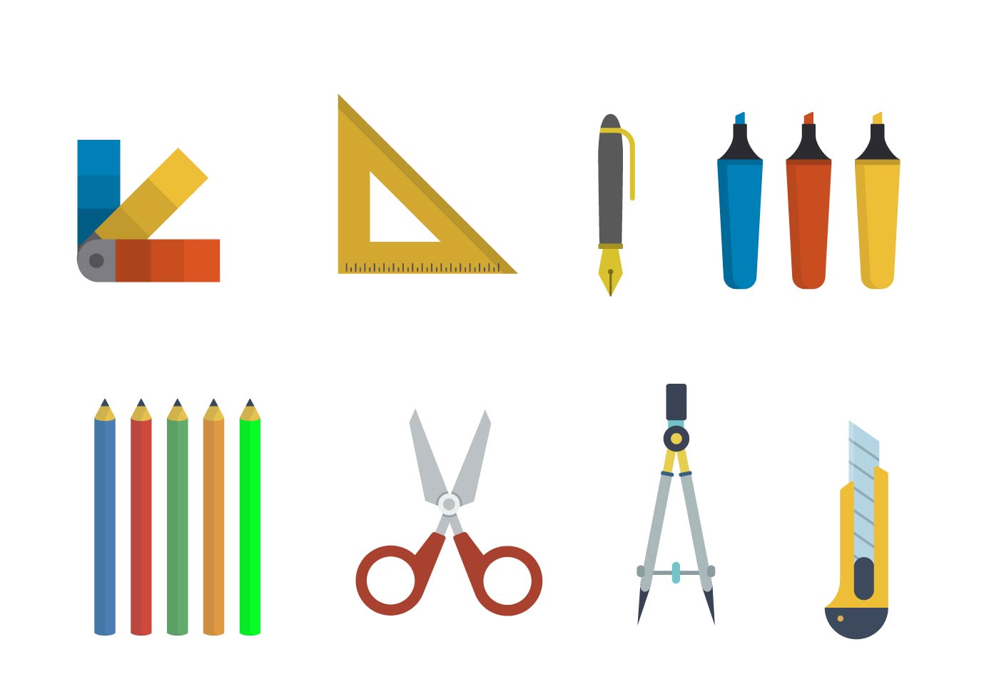 Download Flat Creator Essential Vectors - Download Free Vectors ...