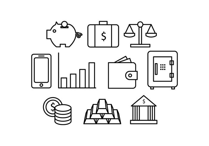 Money Line Icon Vector