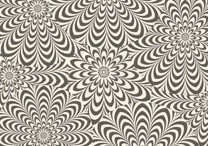 Brown Hypnotic Vector Background 