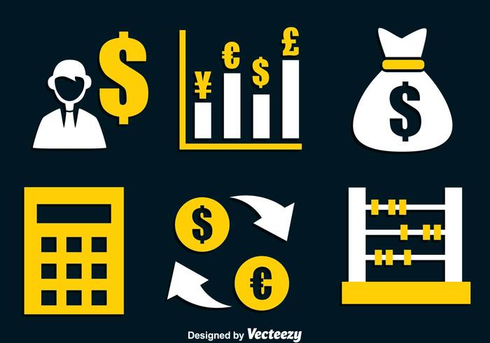 Cpa elemento iconos vectoriales vector