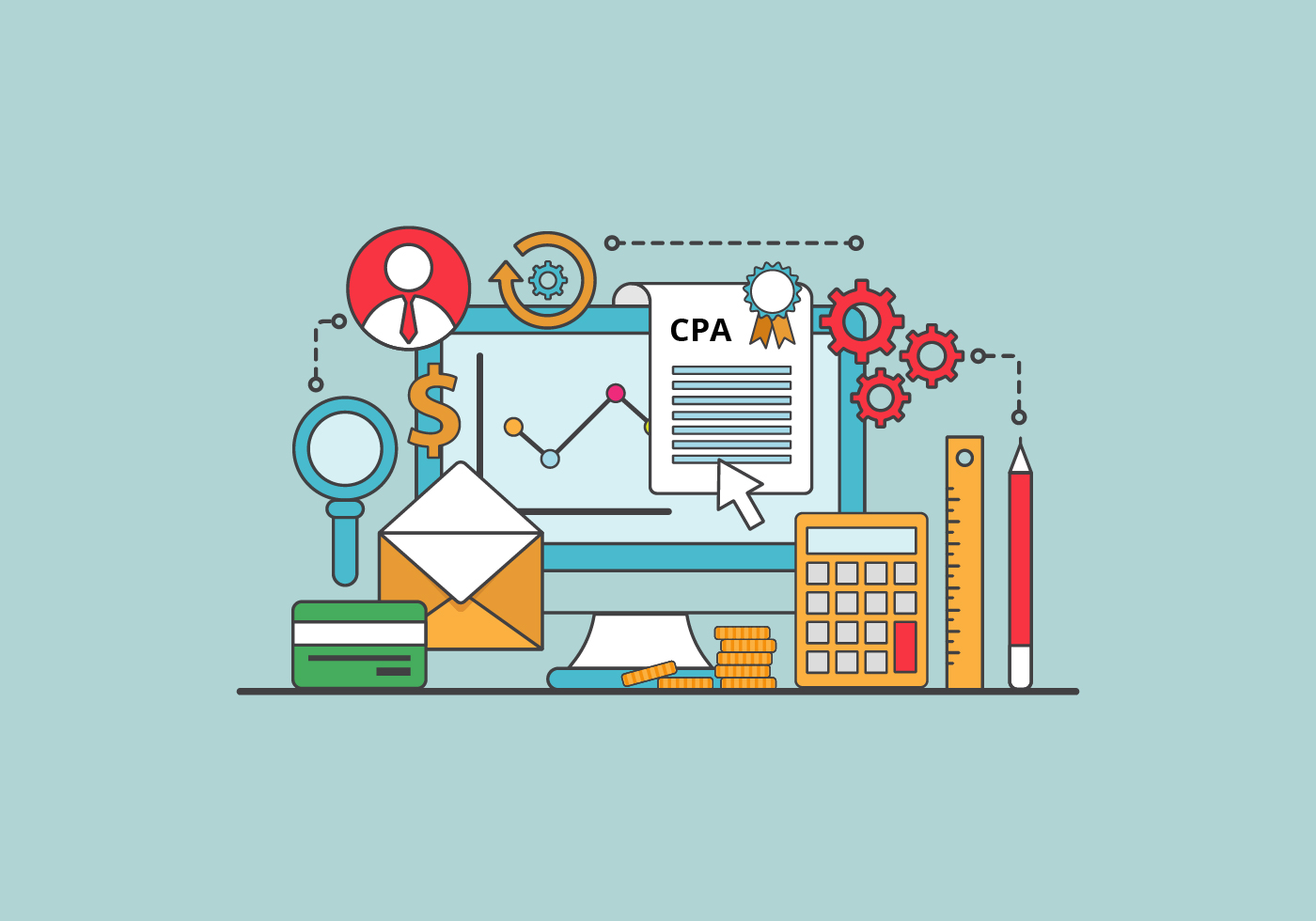 Accounting Symbols Clip Art