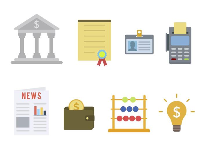 Flat Accountancy Vectors