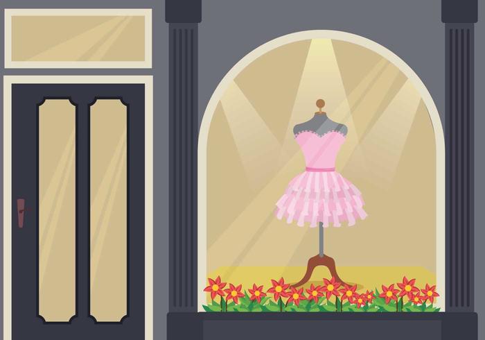 Free Frills Dress Illustration vector