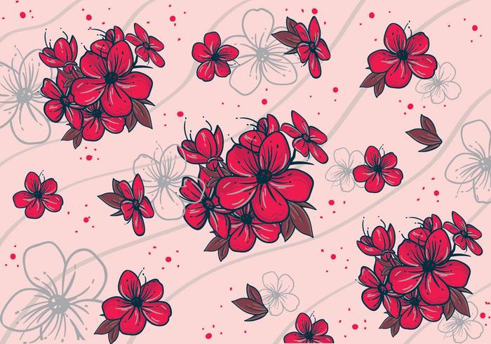 Plum Blossom Classic Patterns vector