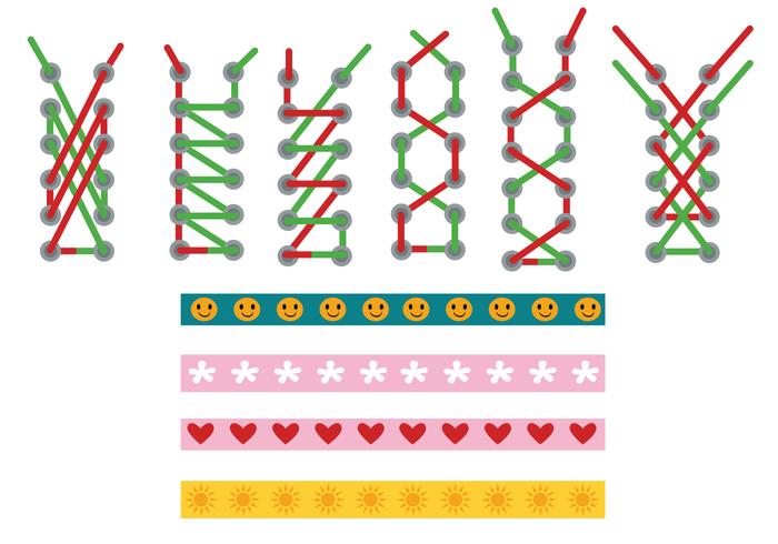 Free Shoelace Shoestrings 2 Vectors