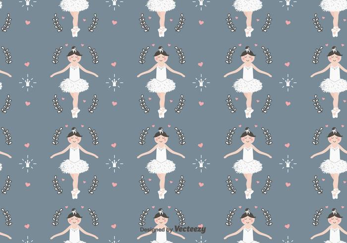 Ballerina Vector Pattern