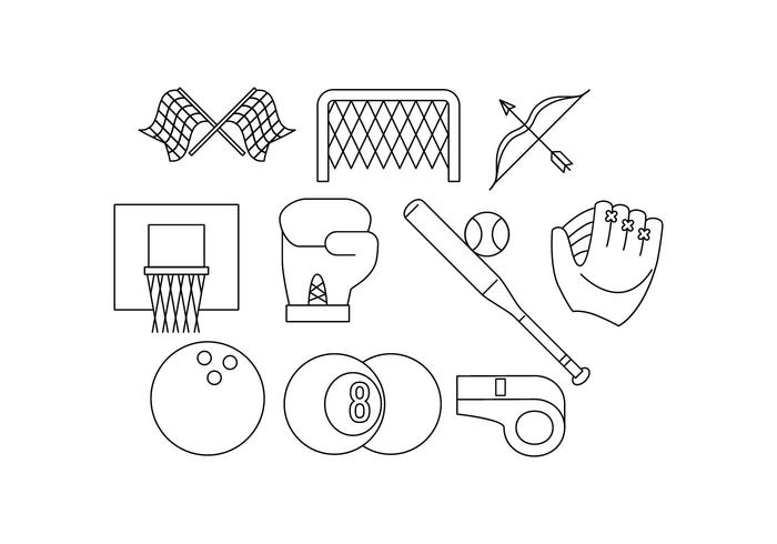 Free Sport Line Icon Vector