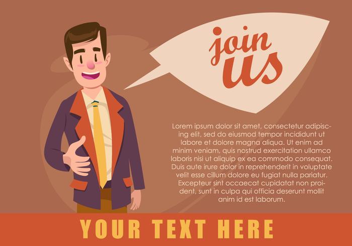 Business Join Us Concept Vector 