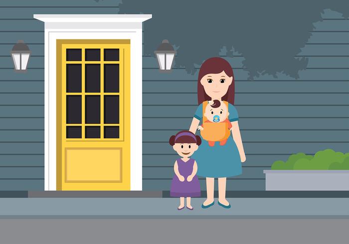 Nanny Day Care Free Vector