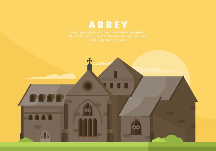 Abbey Illustration vector