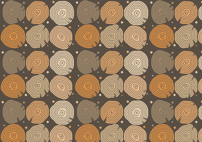 Free Tree Rings Vector Illustration 8