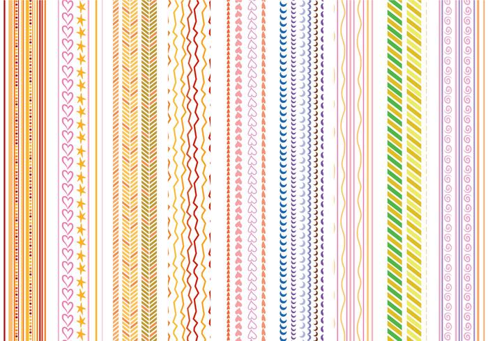 Free Stripes Patterns Vectors