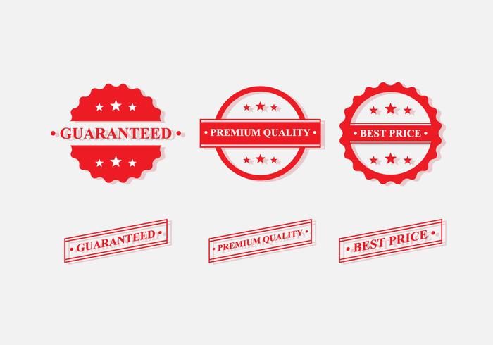 Quality Stempel Vector Set