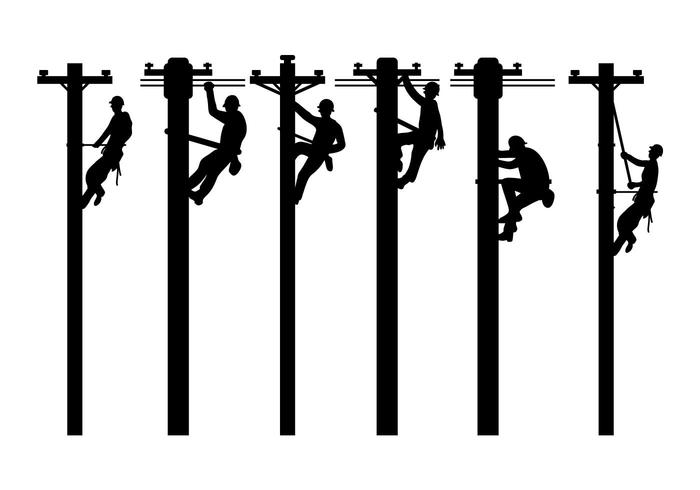 Download Lineman vector set - Download Free Vectors, Clipart Graphics & Vector Art