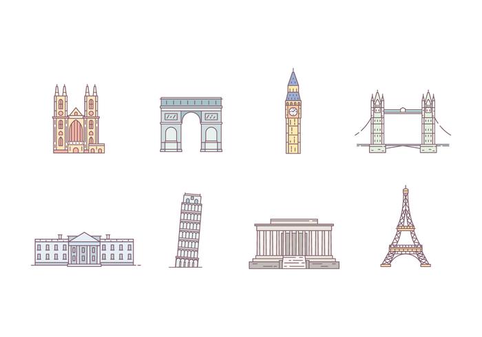 Landmark Vector Pack
