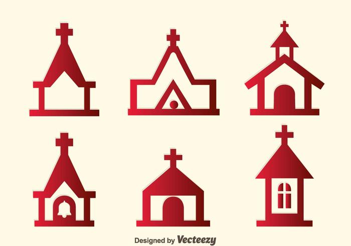 Abbey Icons Vector