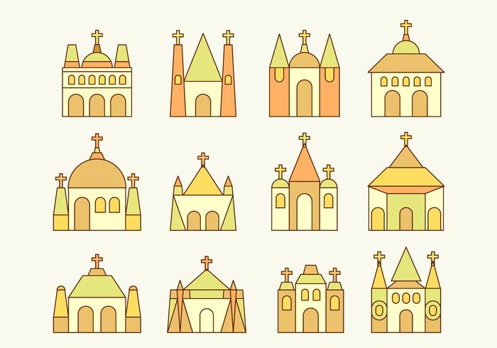 Abbey and Church Vectors
