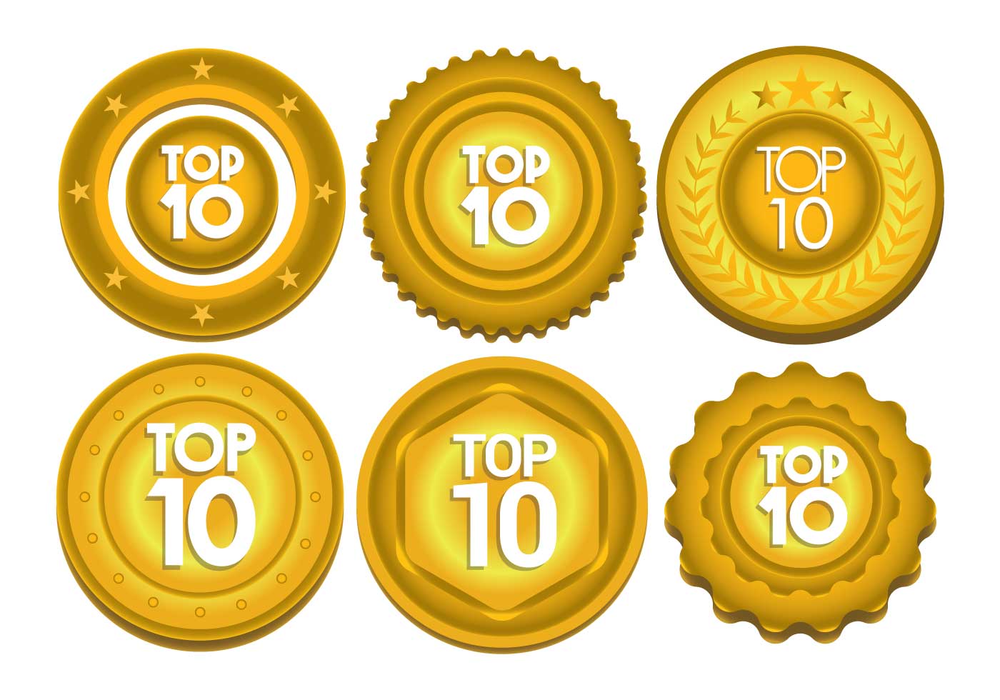 Top 10 vector set 164009 vector art at vecteezy