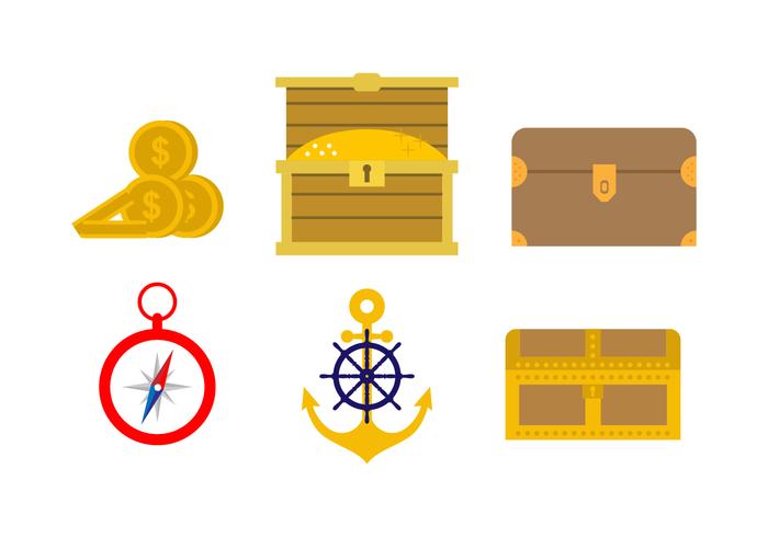 Ship and Sailing Icon Vectors 