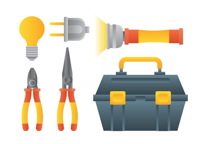 lineman iconos vectoriales vector