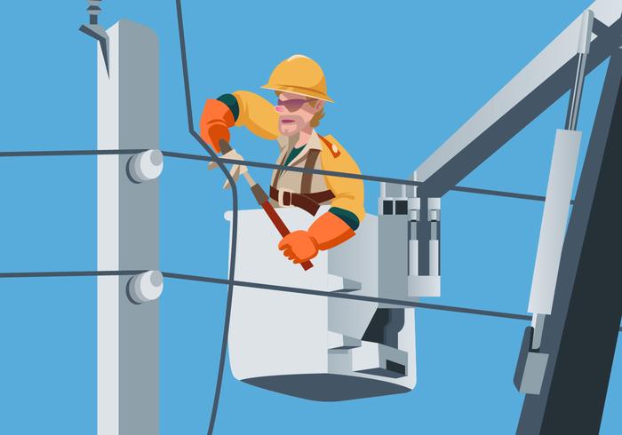 Electrical Lineman Vector 
