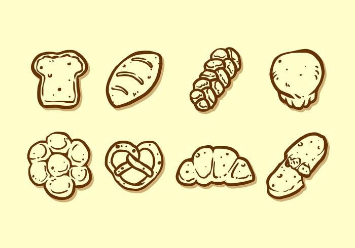 Hand Drawn Brioche Free Vector