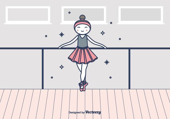 Ballerina Vector Illustration