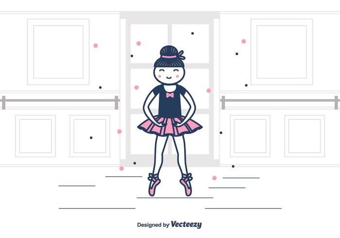 Ballerina Vector Background