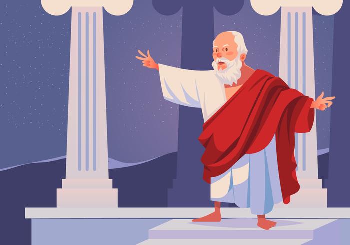 Philosopher Socrates Vector 