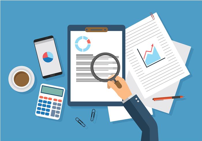 Revenue Checking Free Vector