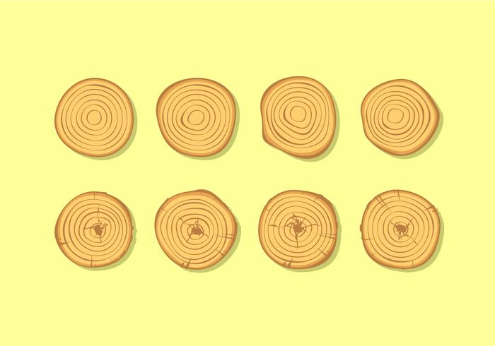 Tree Rings Free Vector