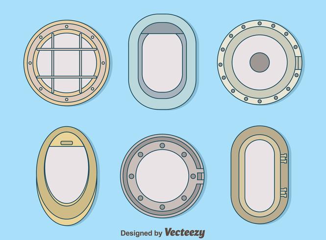 Vector de colección Variation Porthole